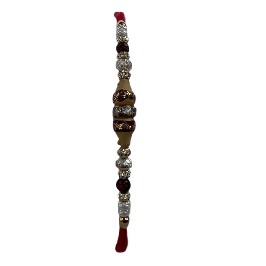 Elegant Beaded Rakhi