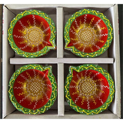 Exotic Diya 4pc (Without Wax)