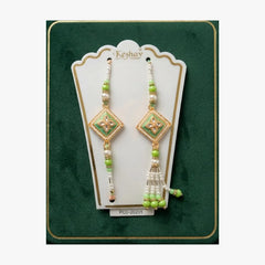 Floral Square Couple Rakhi