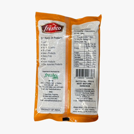 Freshco Fenugreek Seeds 500g 