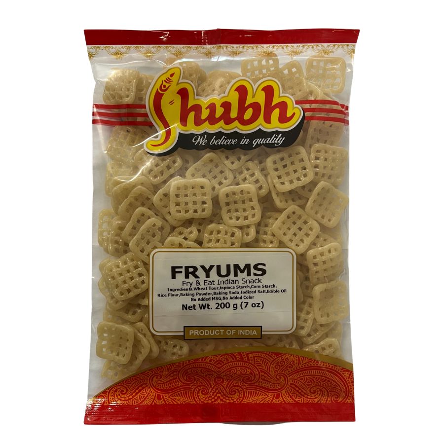 Fryums Square (White) 200g - Shubh