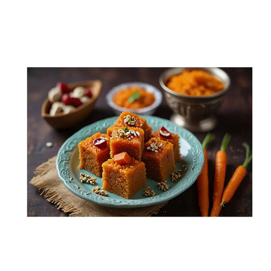 Gajar Halwa Barfi