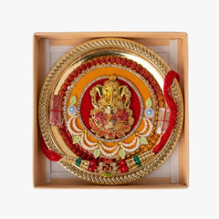 Ganesh Rakhi Puja Thali Set