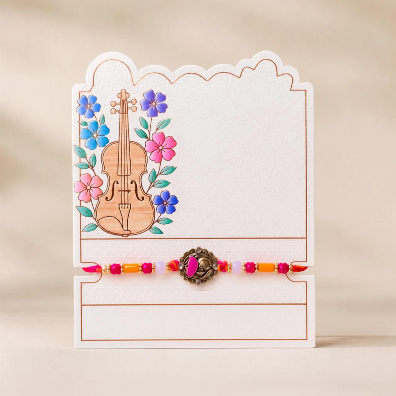 Ganesha Trunk Multicolour Rakhi