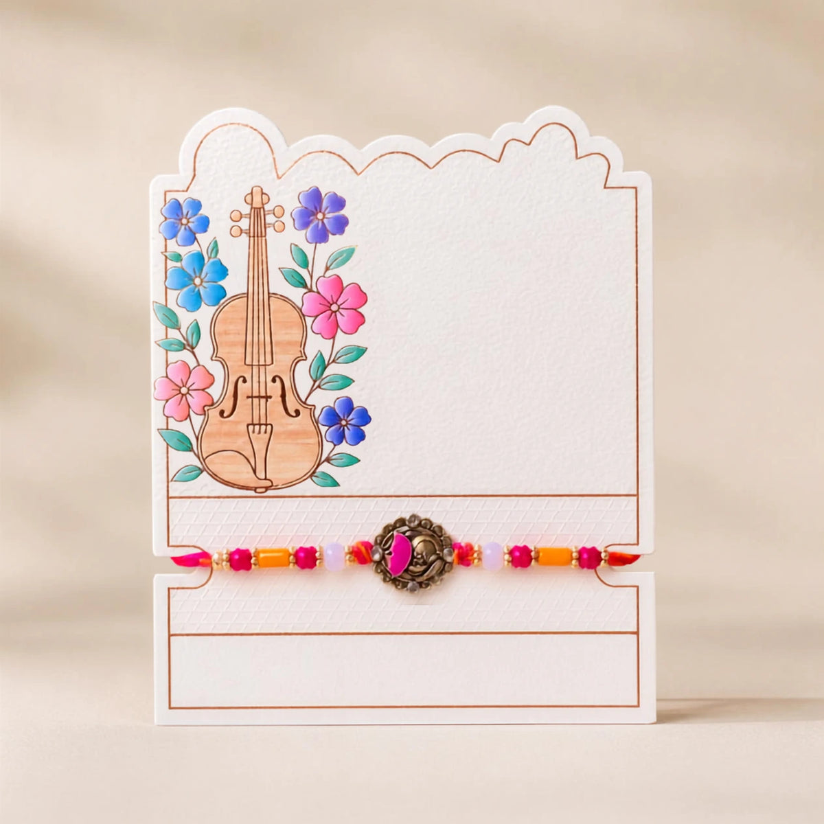 Ganesha Trunk Multicolour Rakhi