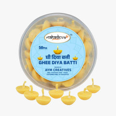 Ghee Diya Batti 50pcs - Mahadev