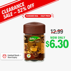 Gold Coffee Jar 100g- Bru (Clearance)