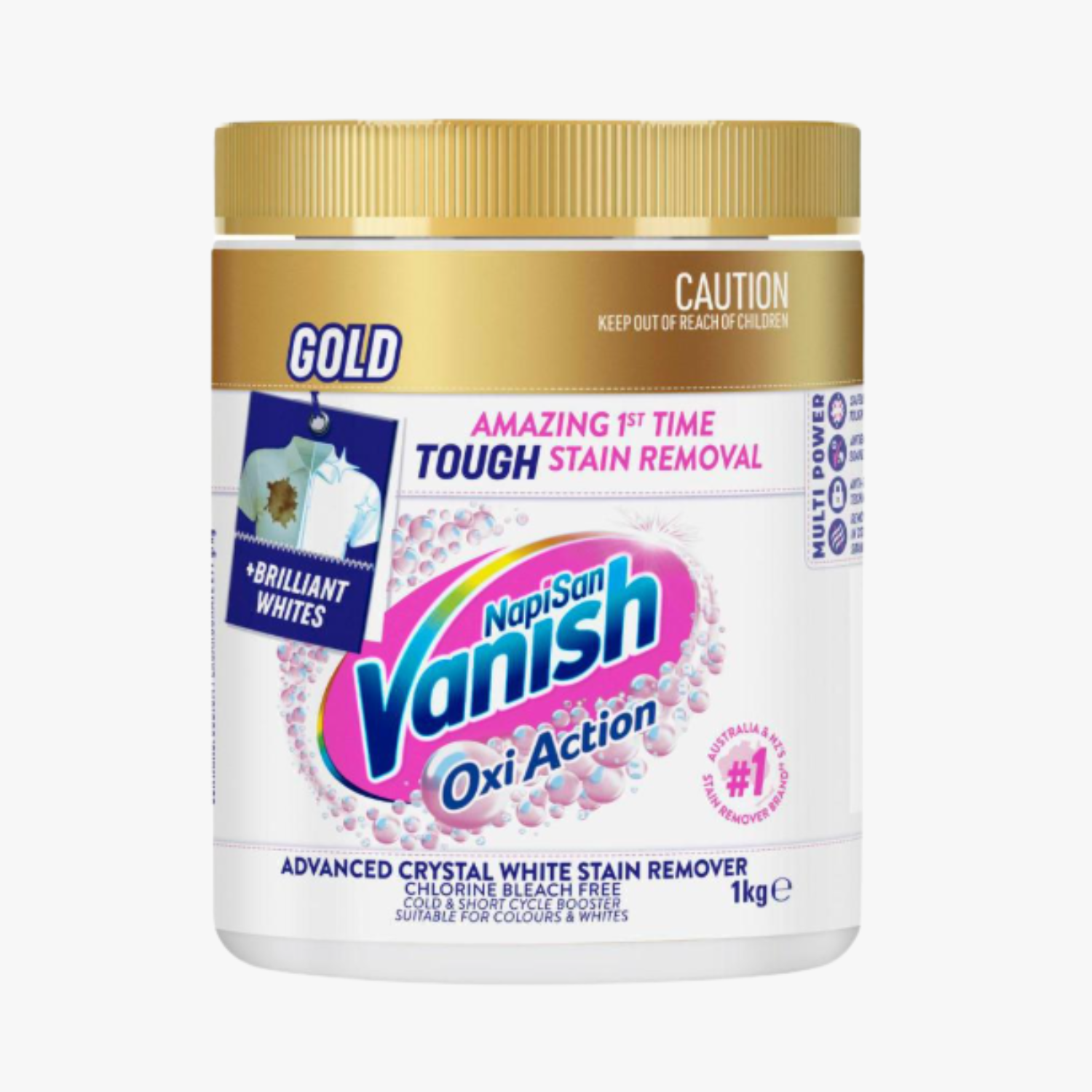 Gold Crystal White Stain Remover - Vanish Napisan