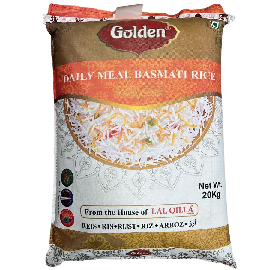 Golden Daily Meal Basmati Rice 20kg - Lal Qilla