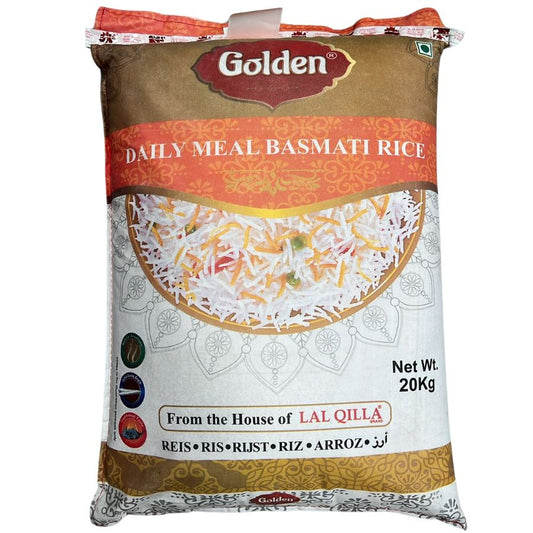 Golden Daily Meal Basmati Rice 20kg - Lal Qilla