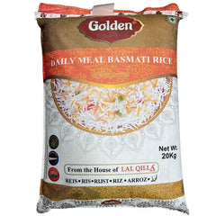 Golden Daily Meal Basmati Rice 20kg - Lal Qilla