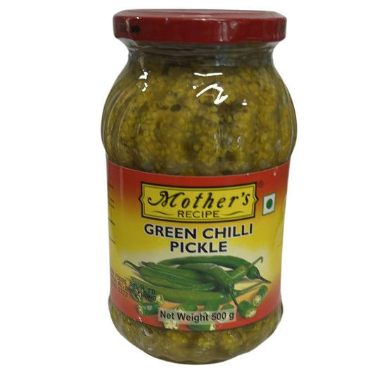 Green Chilli Pickle 500g- Mother's Recipe (1)