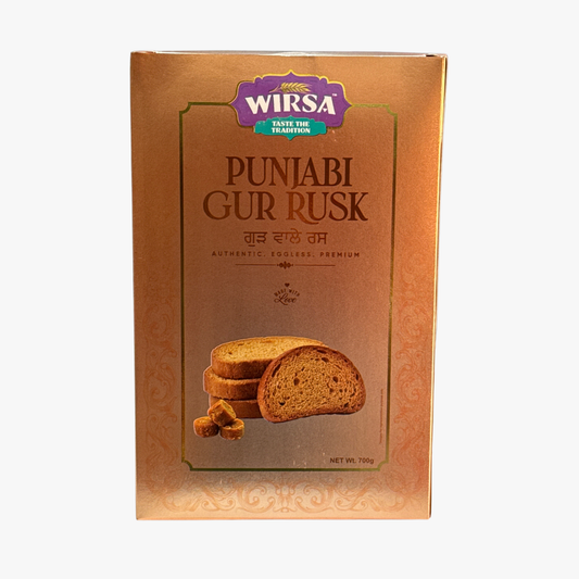 Gur Rusk (Jaggery Rusk) 700g - Wirsa