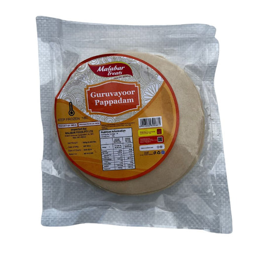 Guruvayur Pappadam 200g - Malabar Treats