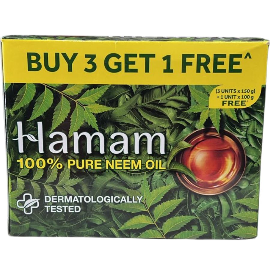 Hamam Soap (Pure Neem Oil) 150g (4 in 1)