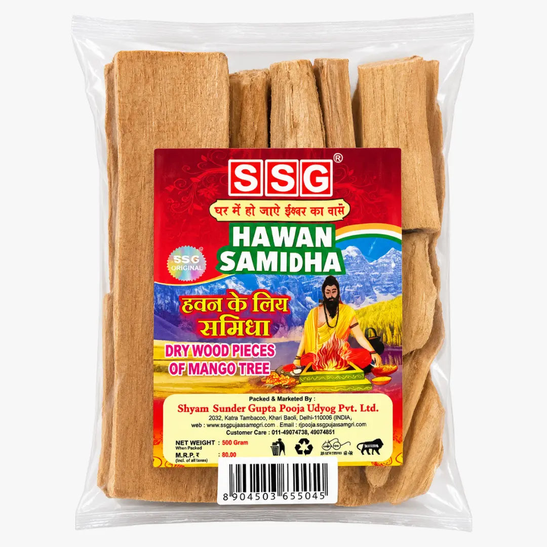 Hawan Samidha Dry Mango Wood Pieces 500g - SSG