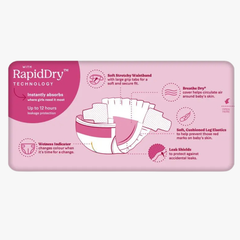 Ultra Dry Nappies Girls Size 3 (6-11Kg) 44 Nappies - Huggies