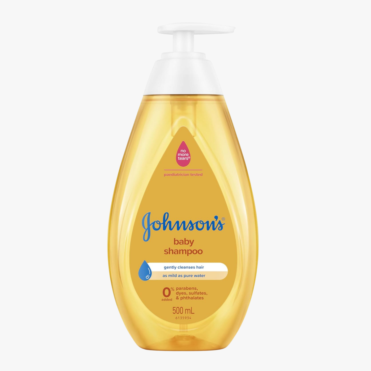 Hypoallergenic Gentle Tear-Free Cleansing Baby Shampoo 500Ml - Johnson'S