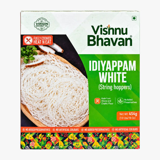 Idiyappam White (String Hoppers) 454g - Vishnu Bhavan