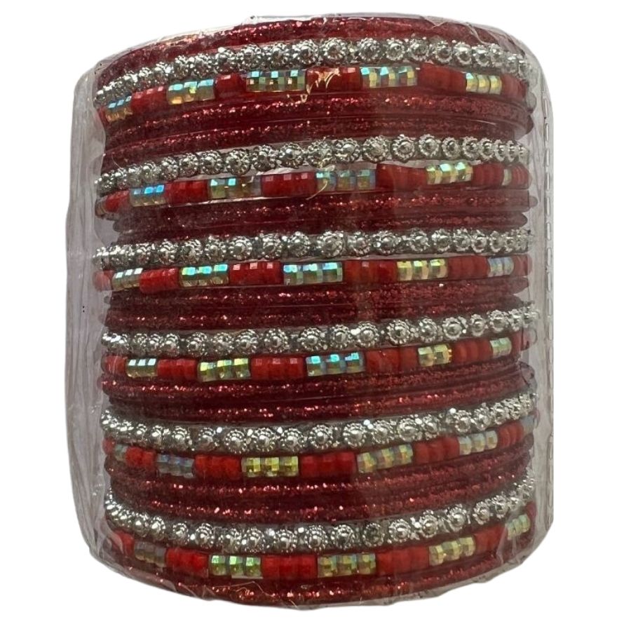 Indian Glass Bangles (Size 2.4) Design#1 (1)