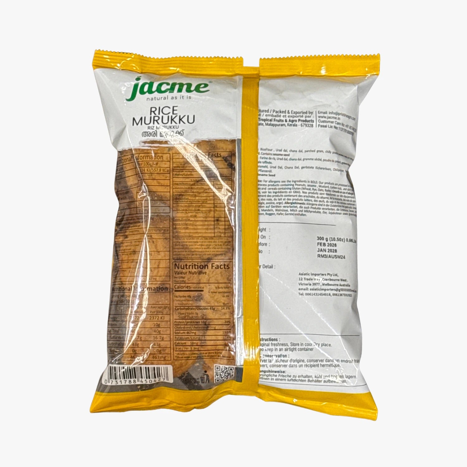 Jacme Rice Murukku 300g