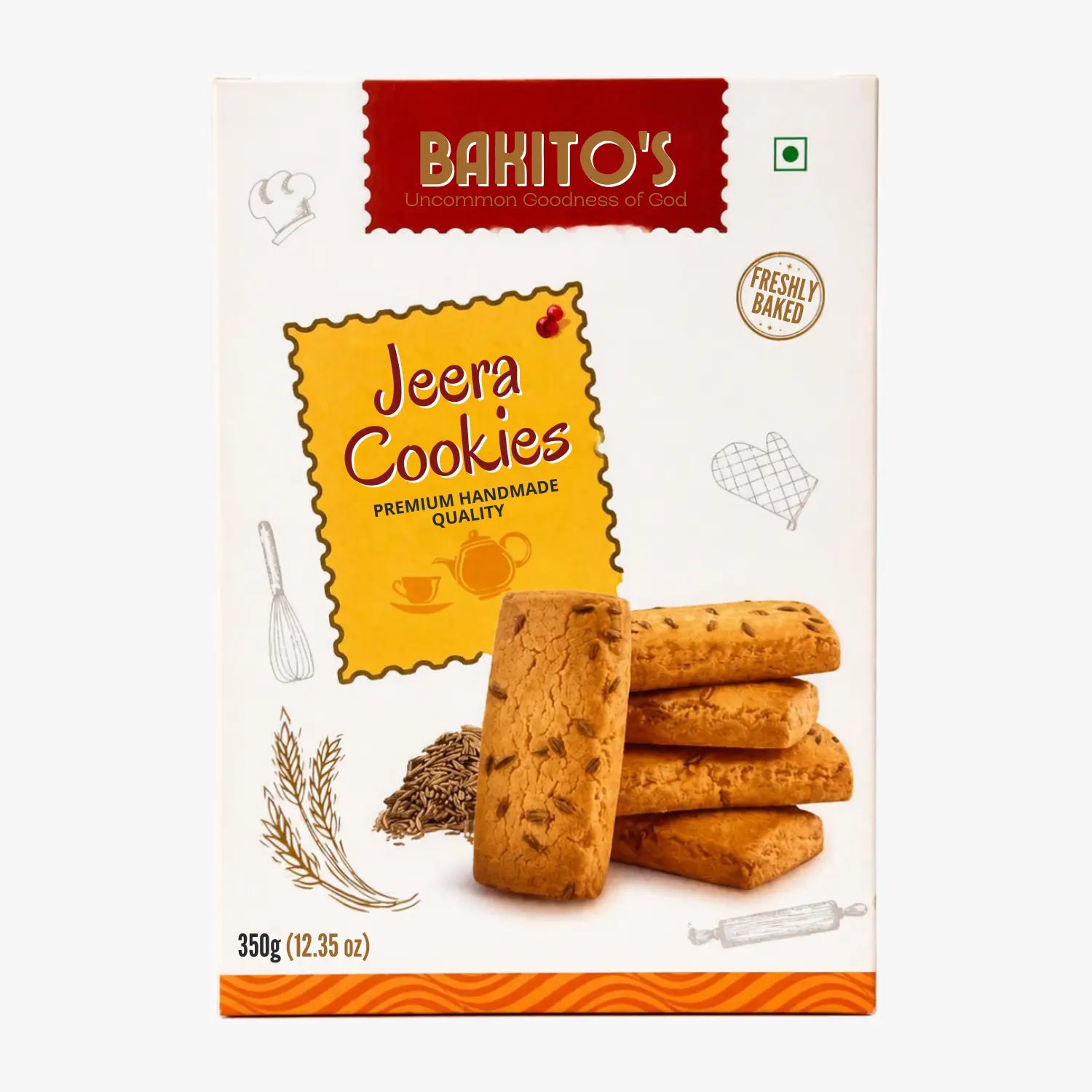 Jeera Cookies 350g - Bakito's