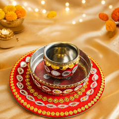 Karwa Chauth Festive Thali Set - 04