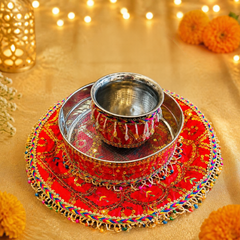 Karwa Chauth Festive Thali Set - 08-2