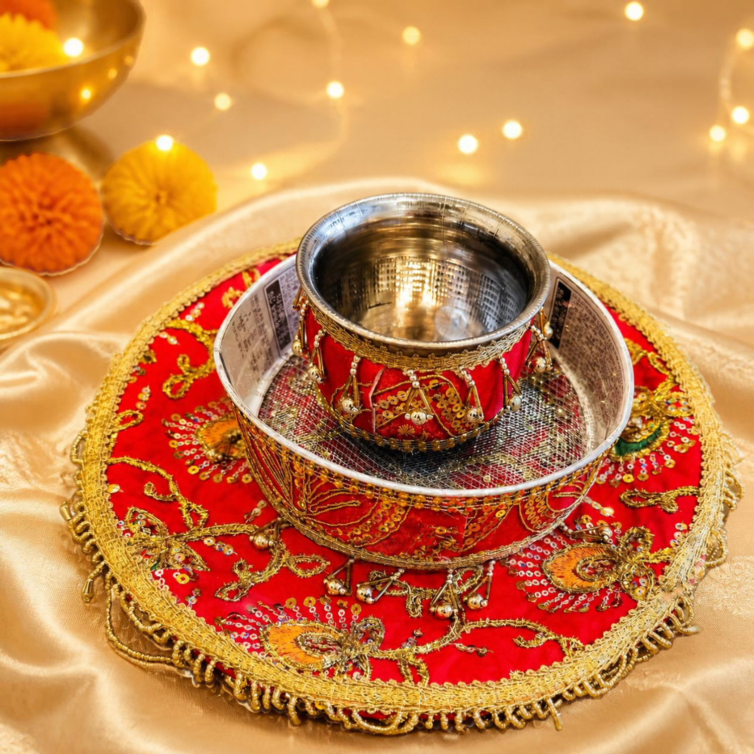Karwa Chauth Festive Thali Set - 12 -2
