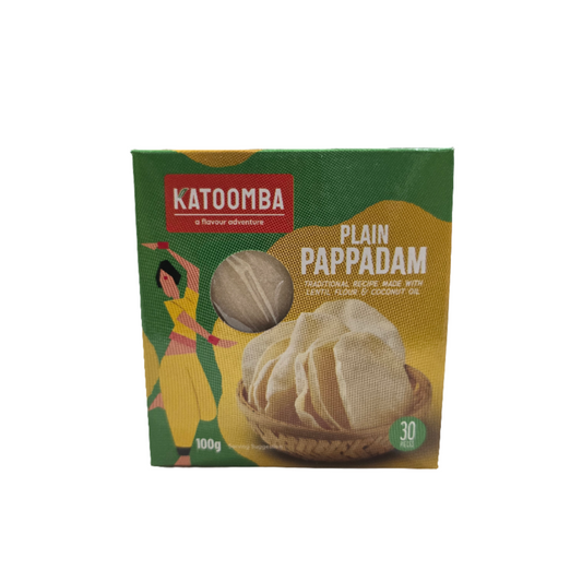 Plain Pappadam 100g - Katoomba