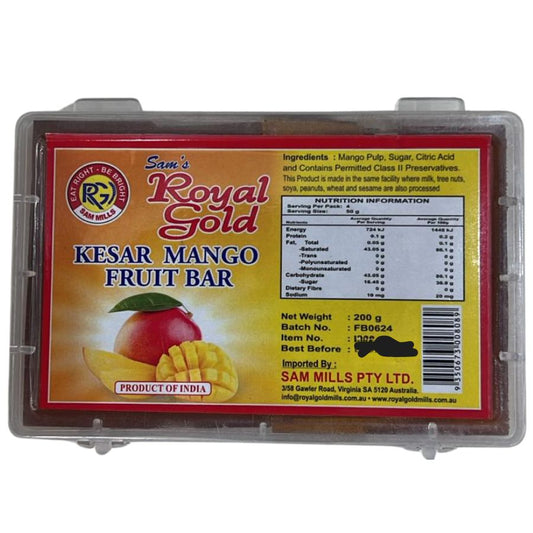 Kesar Mango Fruit Bar 200g - Royal Gold