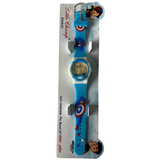 Kids Watch Rakhi (Blue)