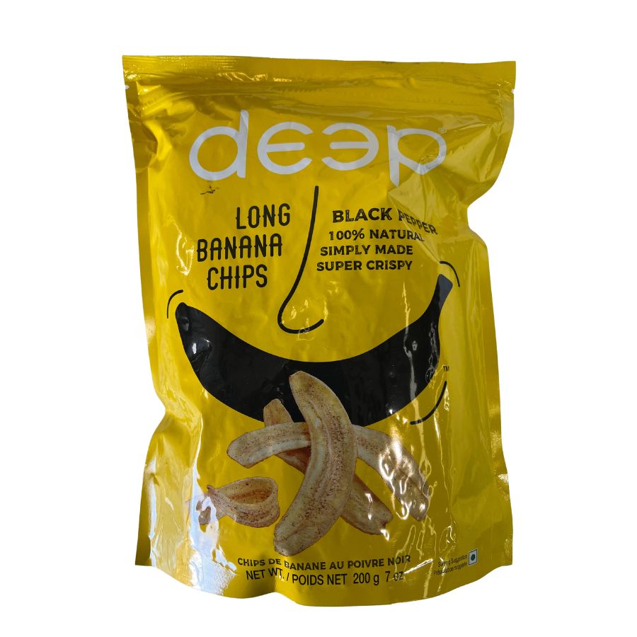 Long Banana Chips (Black pepper) 200g - Deep