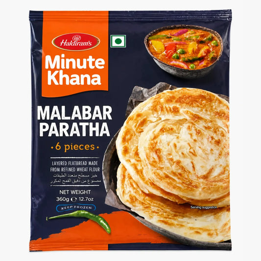 Malabar Paratha 6pcs 360g - Haldiram's