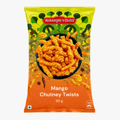 Mango Chutney Twists 90g - Maharajah's Choice