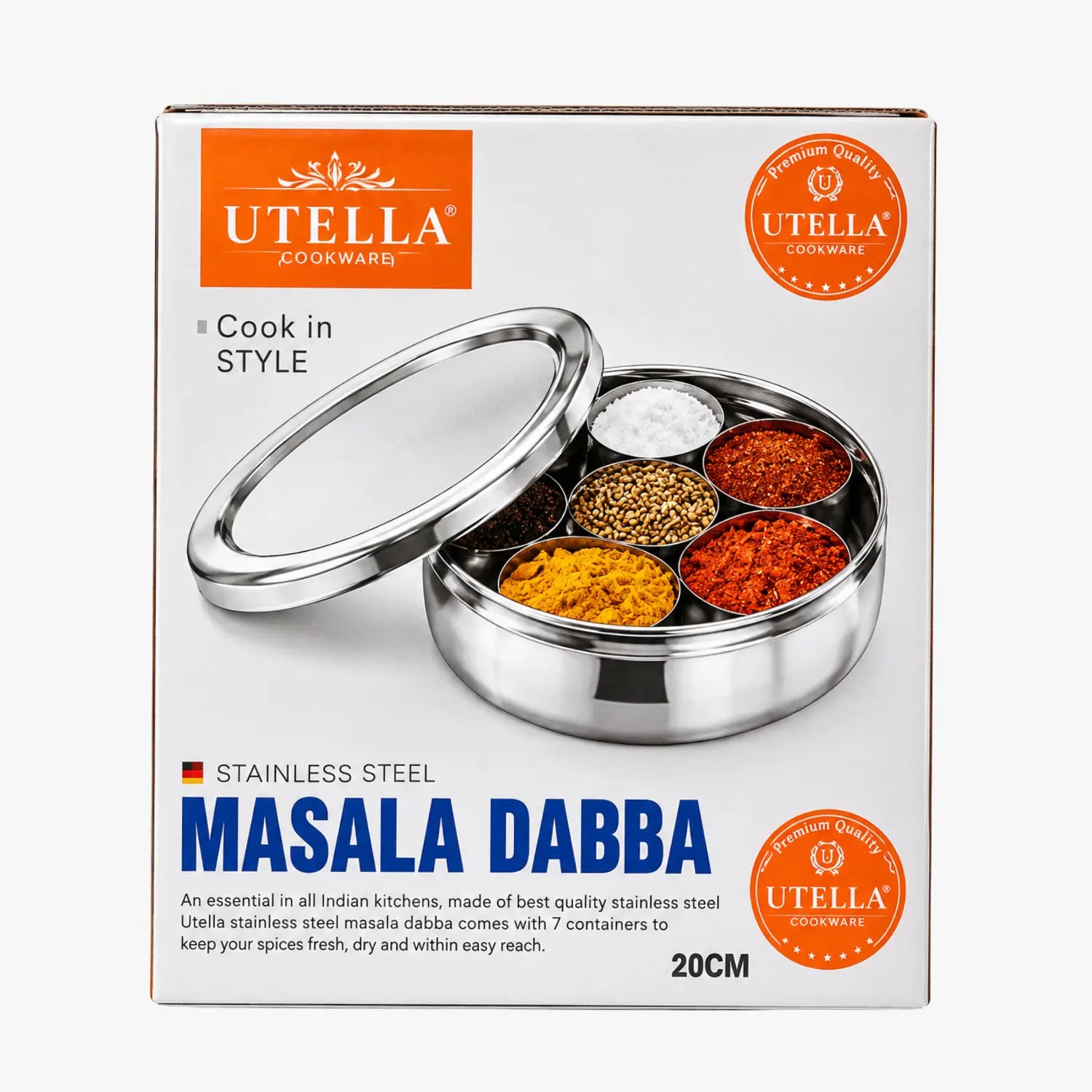 Masala Box Steel 7 in 1 - Utella