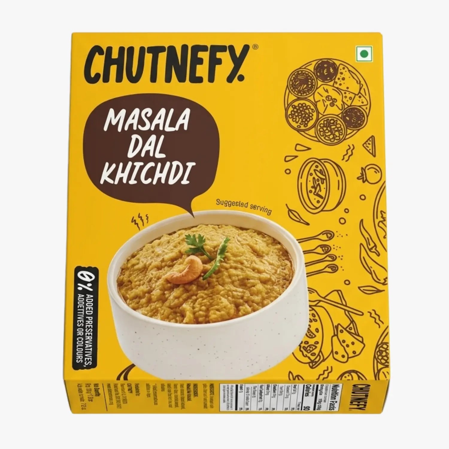 Masala Dal Khichdi 50g - Chutnefy