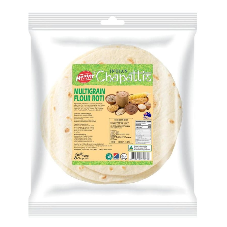 Master Indian Chapattis Multigrain Roti 8pcs