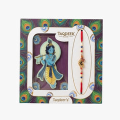 Meenakari Peacock Rakhi