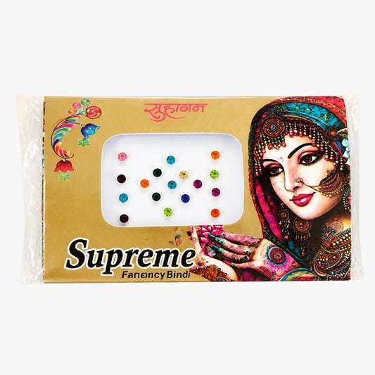 Multicolour Stone Bindi Pack - Supreme