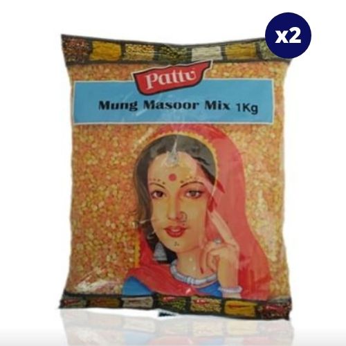 Mung Masoor Mix 2Kg &#8211; Pattu