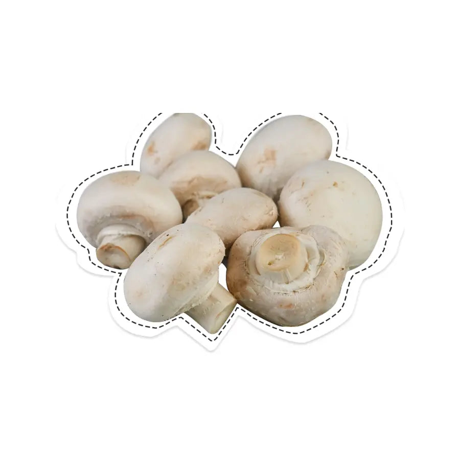 Mushroom Button 1kg Bag Fresh