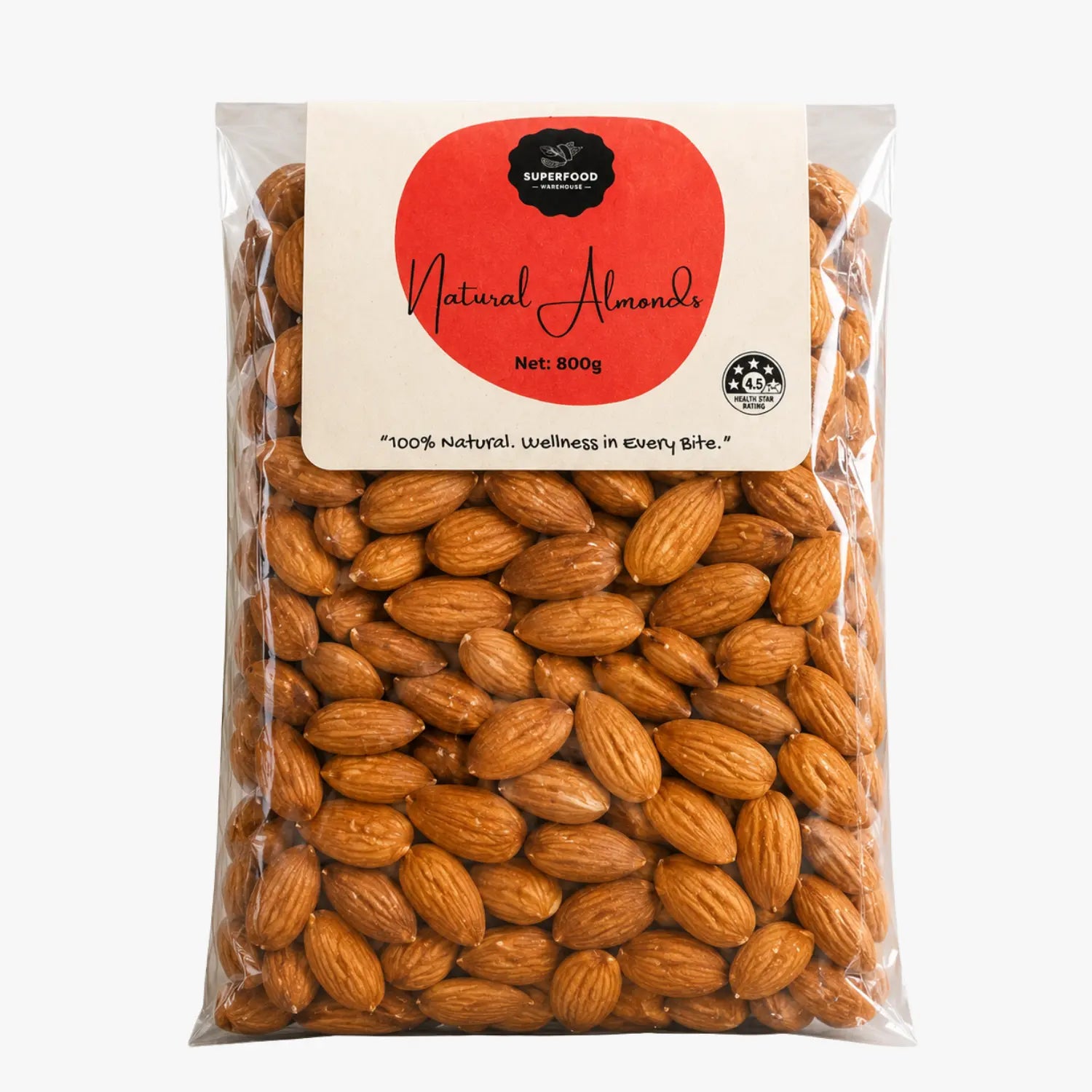 Natural Almonds 800g - Superfood