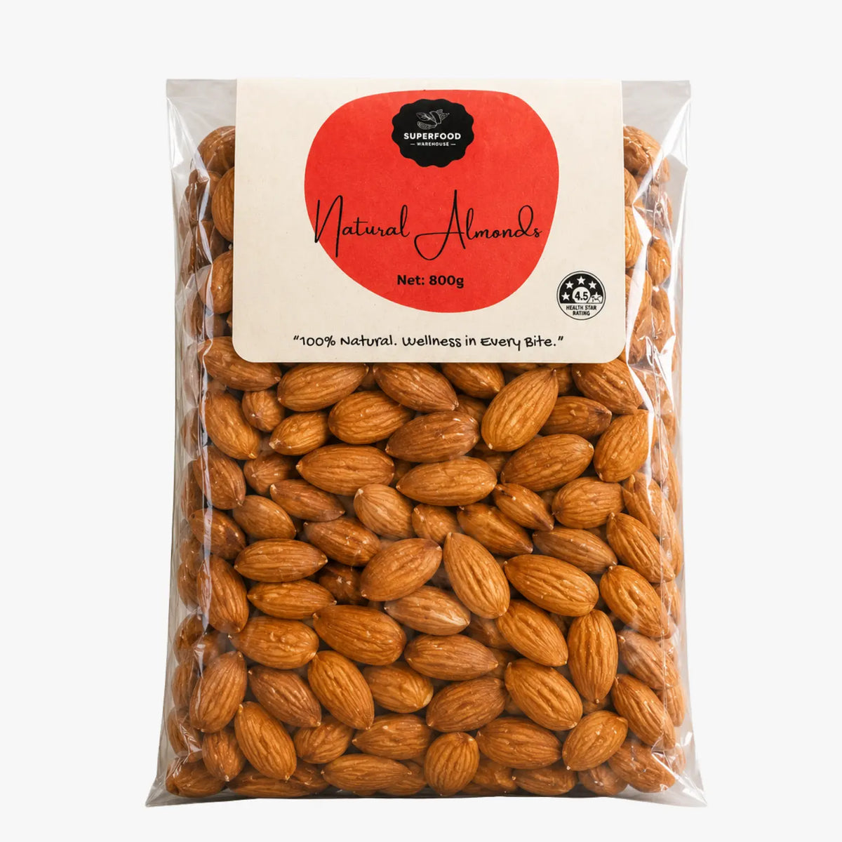 Natural Almonds 800g - Superfood