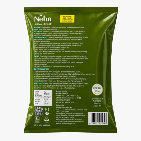 Neha Herbal Mehndi Hair Color 1kg