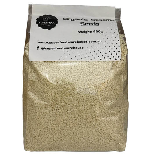 Organic Sesame Seeds (White) 400g - Super Food