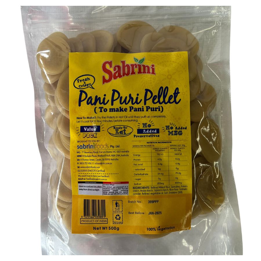 Pani Puri Chips 500g - Sabrini