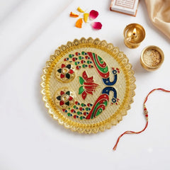 Peacock Puja Thali