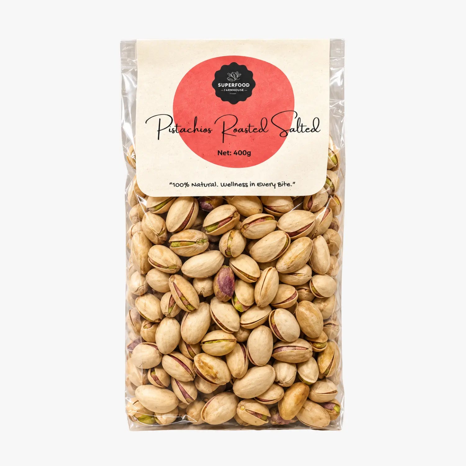 Pistachio Roasted and Salted 400g - Super Food
