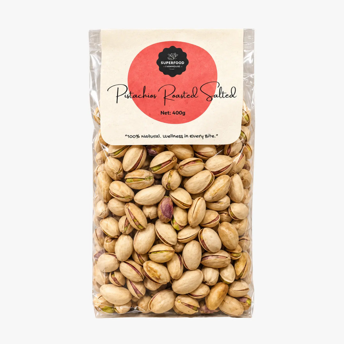 Pistachio Roasted and Salted 400g - Super Food